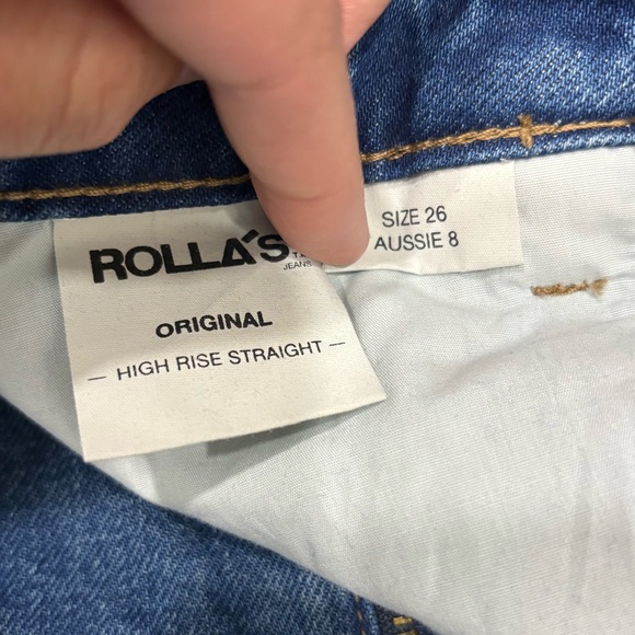 Rolla’s High Rise Straight Jeans - Picture 6 of 6